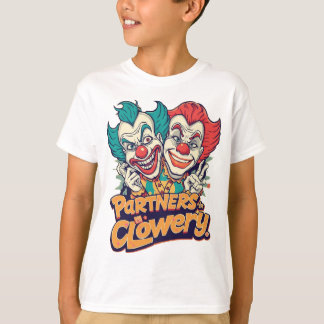 クロワリーのパートナー（面白いピエロのダジャレ） Tシャツ