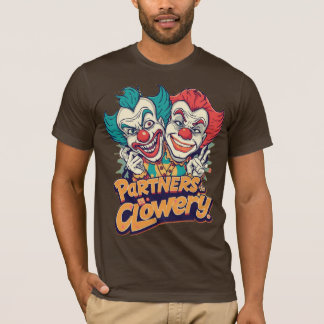 クロワリーのパートナー（面白いピエロのダジャレ） Tシャツ