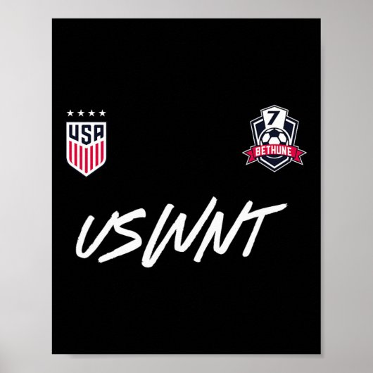 クロワ・ベトゥヌ 20 ネイビー USWNT 公式ライセンス ポスター (正面)