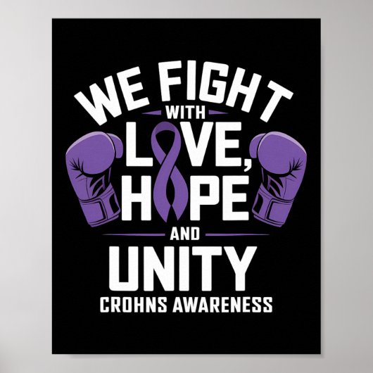 クロンズ認識度ラブホープユニティパープルリボンボックス ポスター (正面)