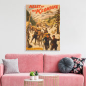 クロンダイクのハート – チコット峠を越えて キャンバスプリント (インサイチュ (リビング))
