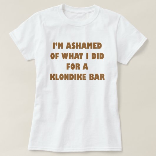 クロンダイクのバー Tシャツ (デザイン正面)