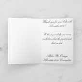 クロンダイクの2006年のサンキューカード サンキューカード (内部)