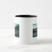 クロンダイク川、アラスカ吊橋 マグカップ (中央)