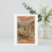 クロンダイク金ゴールド鉱業劇場のハート ポストカード (スタンド正面)