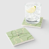 クロンメルカウンティペラリーアイルランドのロードマップ ストーンコースター (横)