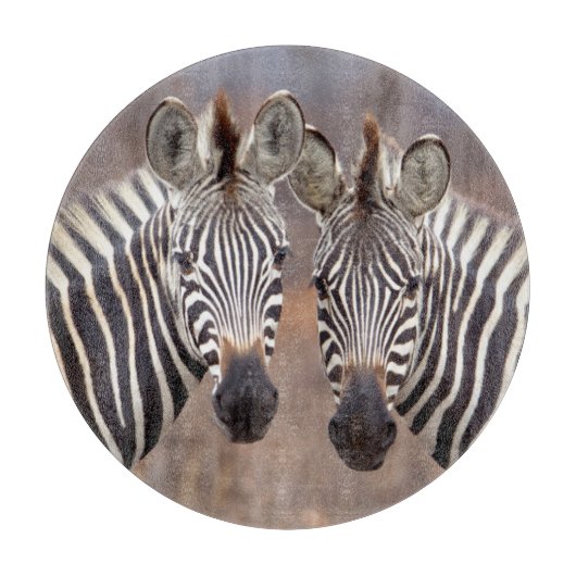 クローガー国立公園の Plains Zebra カッティングボード (正面)