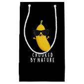 クロークドバイ自然おもしろいバナナプンダークBG スモールペーパーバッグ (正面)