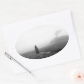 クロークワンダーステッカー 楕円形シール (封筒)