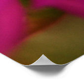 クローザー自然フラワーマクロポスター ポスター (角)