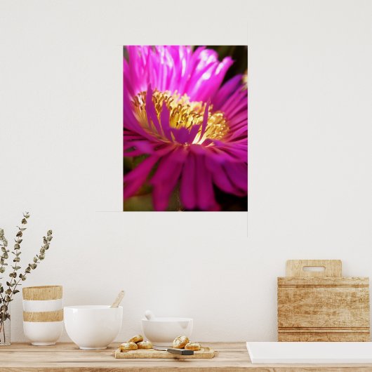 クローザー自然フラワーマクロポスター ポスター (キッチン)