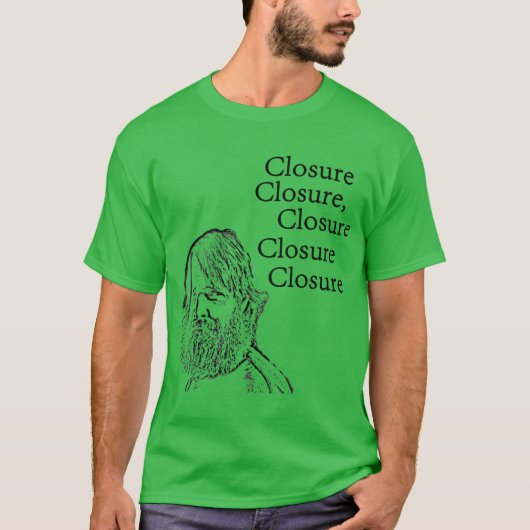 クロージャー・クロージャーの女の子 Tシャツ (正面)