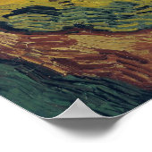 クロースとウィートフィールド(F779)ヴァンゴッホファインアート ポスター (角)