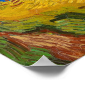 クロースとウィートフィールドby Vincent vanゴッホ ポスター (角)