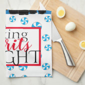 クロースのクリスマス キッチンタオル (四つ折り)