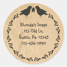 クロース初期のステッカー ラウンドシール