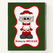 クロース夫人による北極レシピ料理本 ノートブック (裏面)