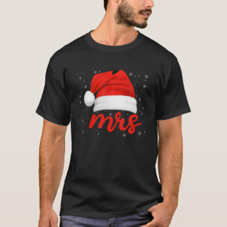 クロース夫婦がクリスマスに合わせおもしろいる Tシャツ