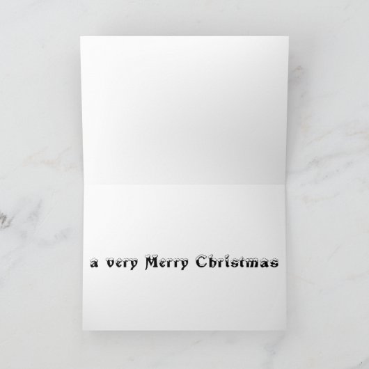 クロース家は聖降誕祭お目出とうとしている シーズンカード (内部)