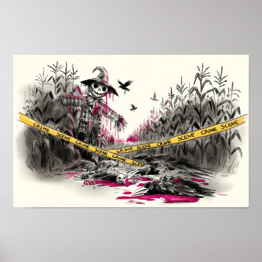 クロース殺害イラストレーション ポスター (正面)