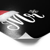 クロース・カップルがクリスマス・パジャマ・サンタにマッチ フォトプリント            (角)