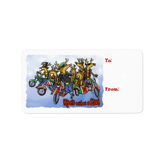 クロース·トナイダー·ホリデー·カートゥーンのない反逆者 ラベル (正面)