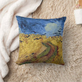 クロース・ヴィンセント・ヴァン・ゴッホとのホイートフィールド クッション (ブランケット)