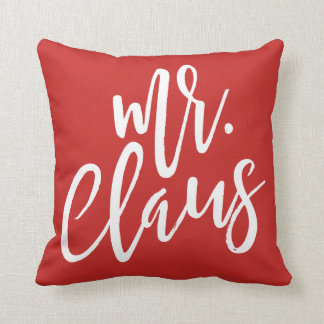 クロースWhite Script Pillow氏 クッション