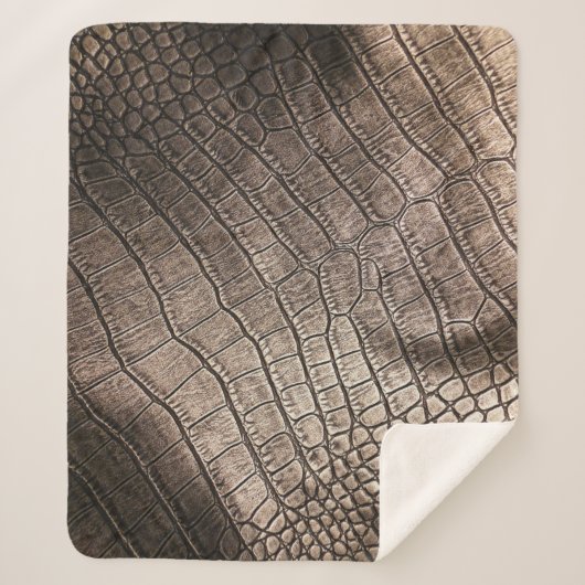 クローズアッエレガントプレザー：テクスチャパターン シェルパブランケット (正面)