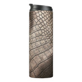 クローズアッエレガントプレザー：テクスチャパターン タンブラー (回転右)