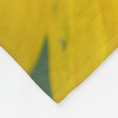 クローズアップひまわり毛布 フリースブランケット (角)