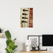 クローズアップインディアンシタルクンティ ポスター (ホームオフィス)