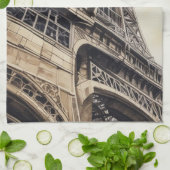 クローズアップエッフェルタワーパリラブシティトラベル キッチンタオル (折り畳み)