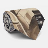 クローズアップエッフェルタワーパリラブシティトラベル ネクタイ (ロール)