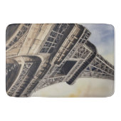 クローズアップエッフェルタワーパリラブシティトラベル バスマット (正面)