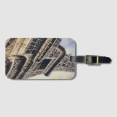 クローズアップエッフェルタワーパリラブシティトラベル ラゲッジタグ (正面横)