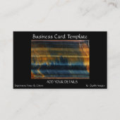 クローズアップジェムストーンタイガーアイ 名刺 (正面)