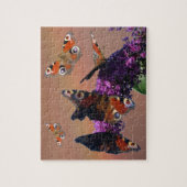 クローズアップパズル:孔雀の蝶 ジグソーパズル (縦)