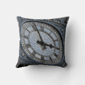 クローズアップビッグベンクロックタワートラベルヨーロッパ クッション (裏面)