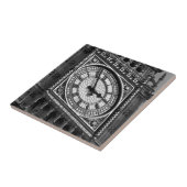 クローズアップビッグベンクロックタワートラベルヨーロッパ タイル (側面)