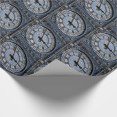 クローズアップビッグベンクロックタワートラベルヨーロッパ ラッピングペーパー (角)