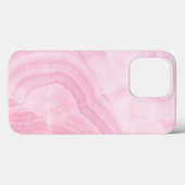 クローズアップピンク大理石 Case-Mate iPhoneケース (裏面 (横))