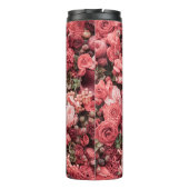 クローズアップフローラ抽象芸術の背景。 タンブラー (裏面)