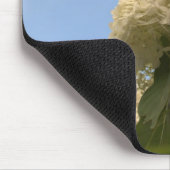 クローズアップライムアジサイは空のマウスパッド マウスパッド (コーナー)