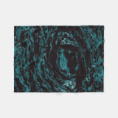 クローズアップ写真で水がはねる フリースブランケット (正面(横))