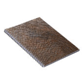 クローズアップ写真で茶色の象 ノートブック (右側)