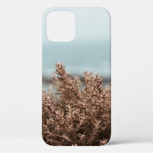 クローズアップ写真の茶色植物 iPhone 12ケース