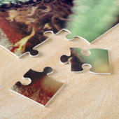 クローズアップ多肉植物リラックスの自己気にの ジグソーパズル (側面)