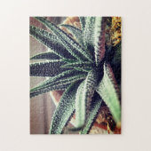 クローズアップ多肉植物リラックスの自己気にの ジグソーパズル (縦)