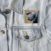 クローズアップ昆虫頭 缶バッジ (インサイチュ)